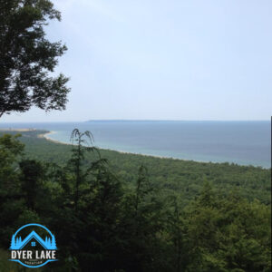 View from Alligator Hill off of M-22