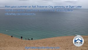Plan your summer or fall Traverse City getaway at Dyer Lake Vacation Home. Lakefront Traverse City Vacation Rental near Sleeping Bear, wineries, and downtown.