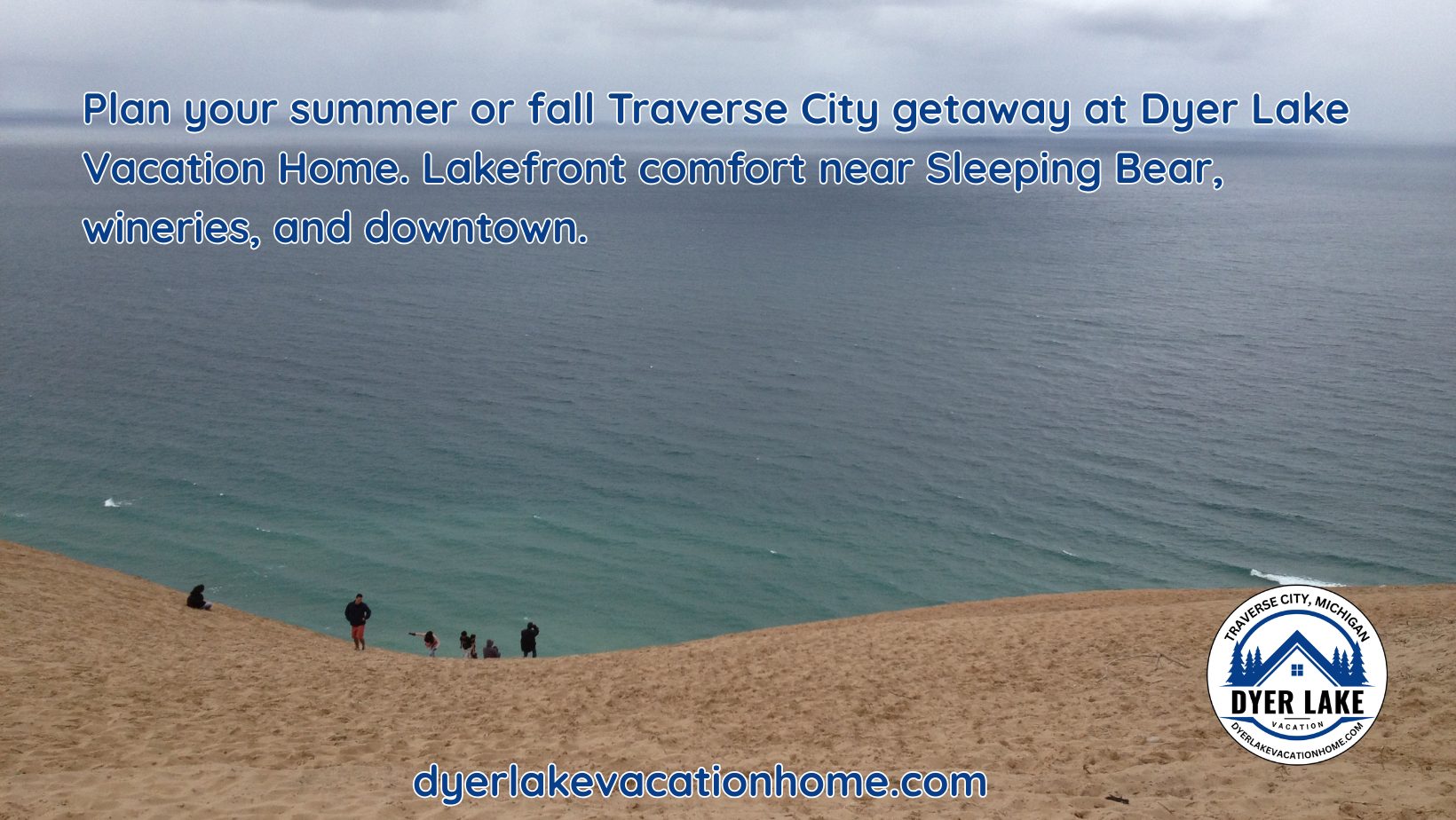 Plan your summer or fall Traverse City getaway at Dyer Lake Vacation Home. Lakefront Traverse City Vacation Rental near Sleeping Bear, wineries, and downtown.