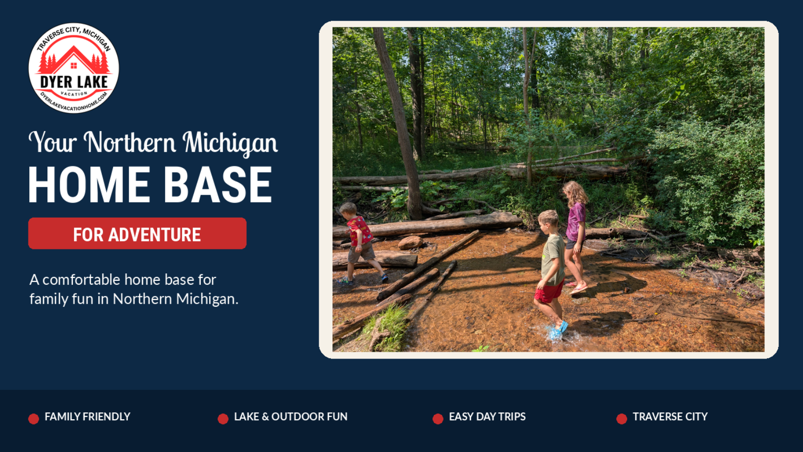 Three generations, five regions, and countless memories. See how Dyer Lake Vacation Home became our Northern Michigan home base for adventure.