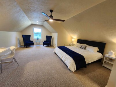 Dyer Lake Vacation Home Master Suite